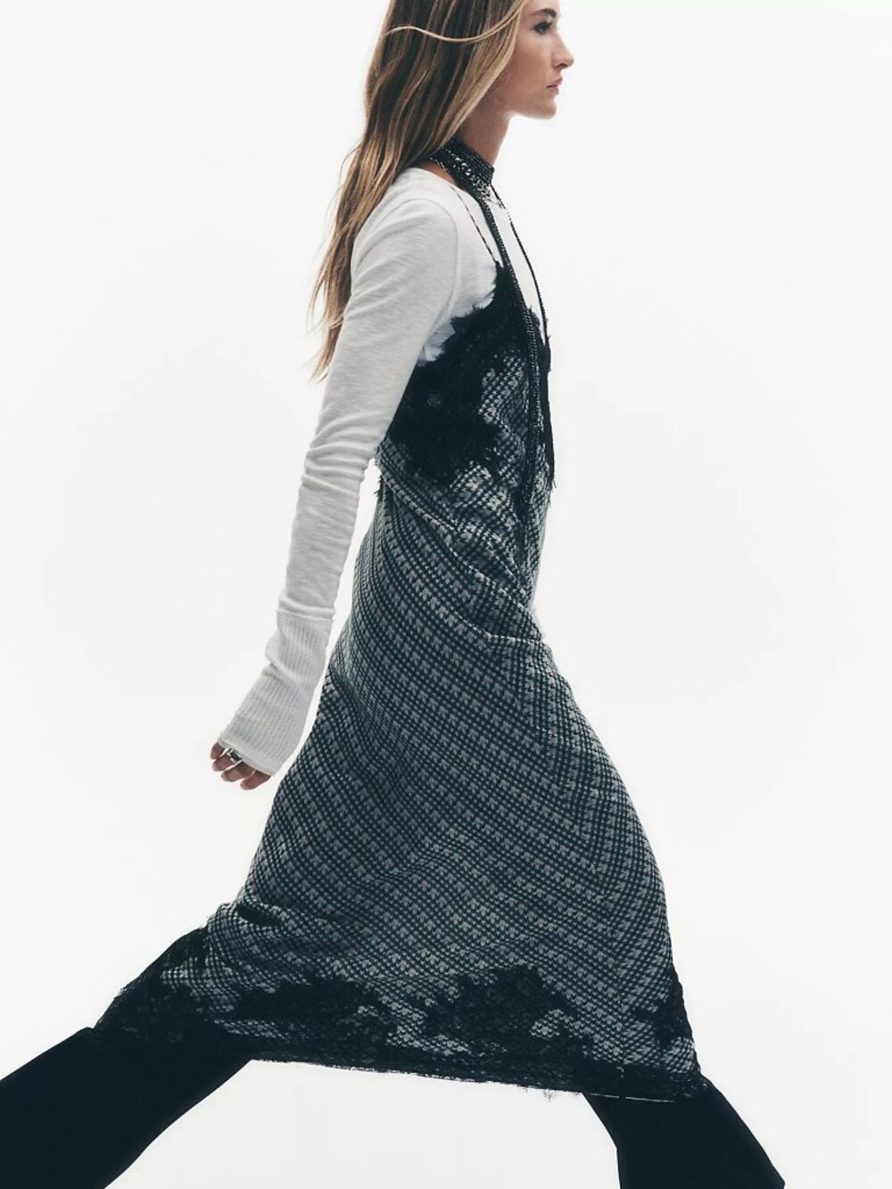 Check Me Out Column Slip Dress - Picture 7 of 7